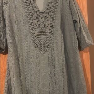 Elegant Gray Women's Top